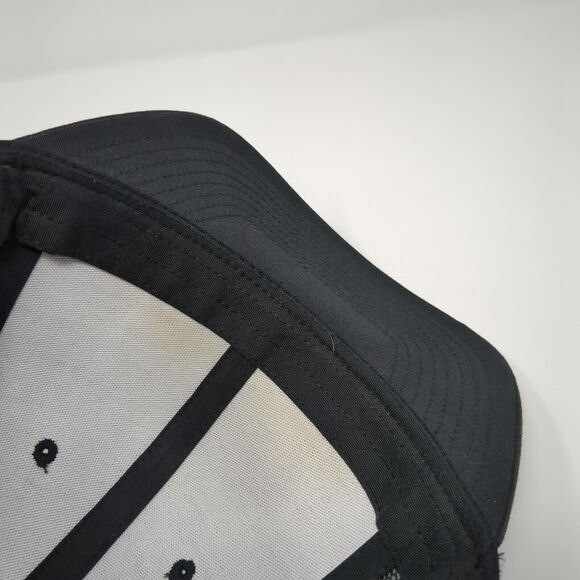 J.C.A. Underground Snapback Trucker Hat Black OS Adjustable Mesh Back Yupoong - Picture 7 of 8